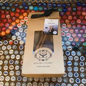 Stitch & Story Cable Stitch Hat With pompom